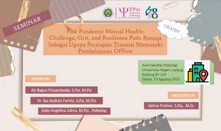 Seminar – Post Pandemic Mental Health