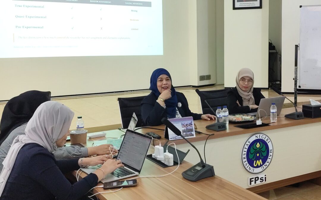 Mengupas Tuntas Metode Penelitian Eksperimental: Dr. Fonny Dameaty Hutagalung Tekankan Pentingnya Validitas Kausalitas